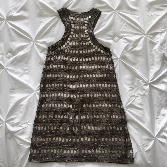 French Connection | Metallic sliver sequin dress - Picture 5 of 7